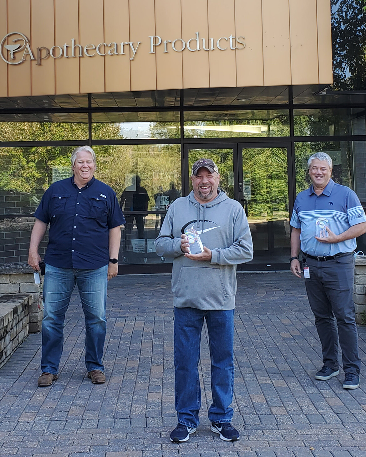 August 2020 One APL Recipients Joe Falk Mike Kotzmacher and Nathan